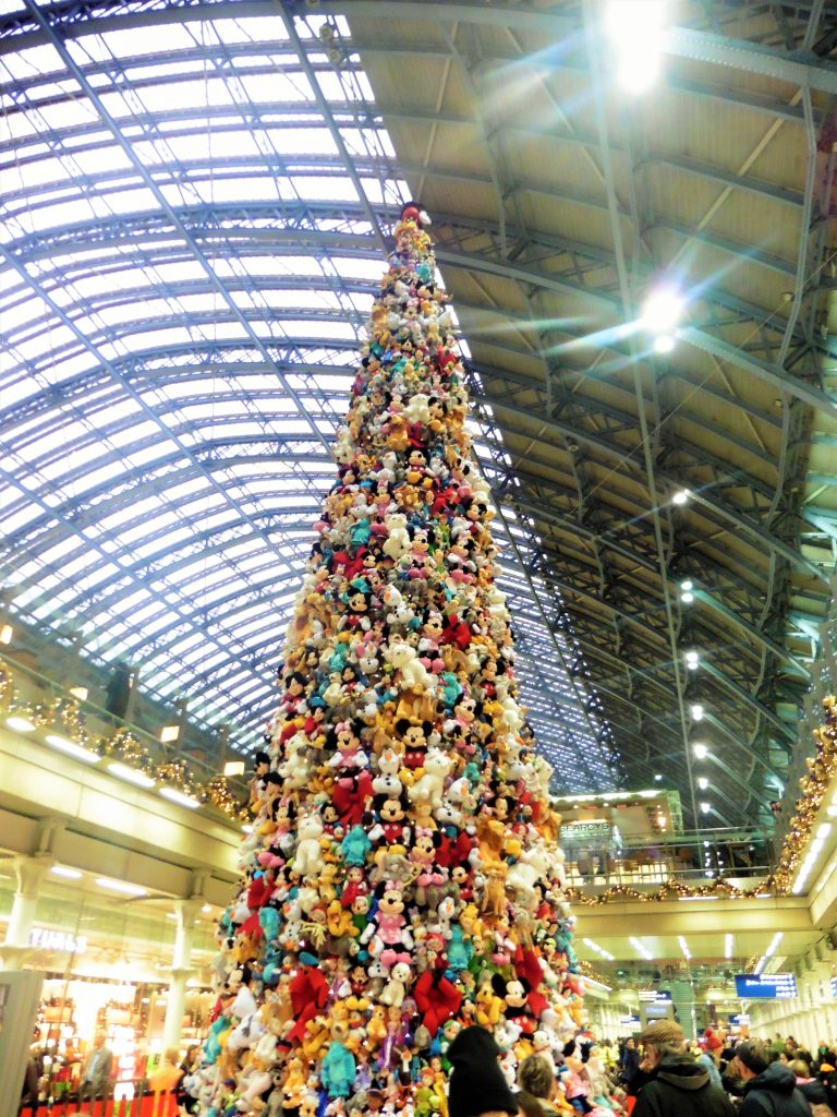 Sapin de Noël, Gare de Londres, St Pancras