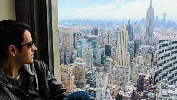 top of the rock