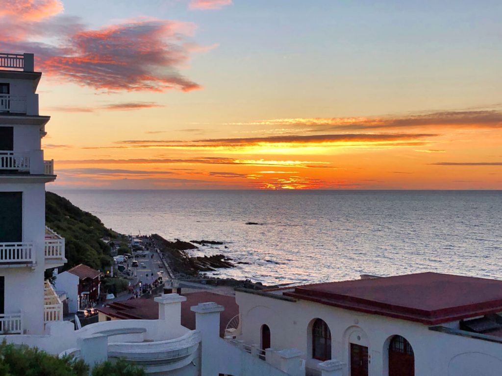 Guéthary au coucher de soleil